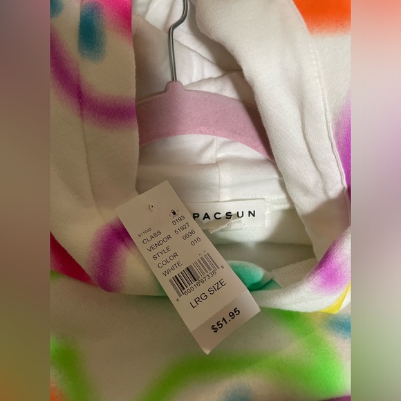 PACSUN Adult Dreams Smiley Face Airbrush Hoodie - Picture 7 of 7